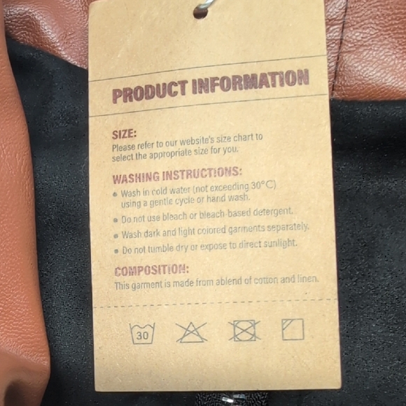 Manly XL Blazer Jacket Black Brown Faux Leather Trim Western Cowboy Style Coat - Picture 3 of 6